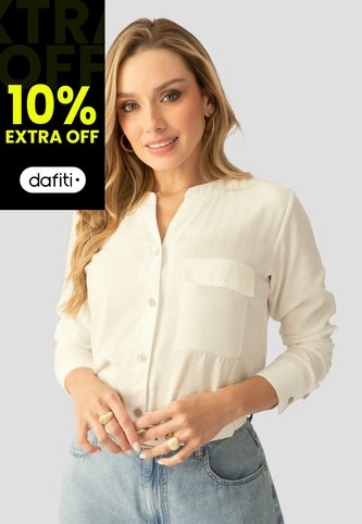 Camisa Mujer Crema Mp 112233 MP