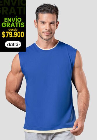 Camisilla Hombre Azul Electrico Mp 114490 MP
