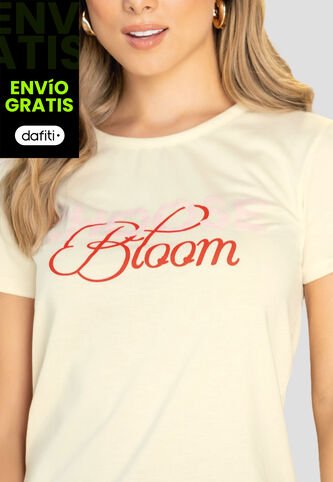 Camiseta Mujer Crema Mp 112216 MP