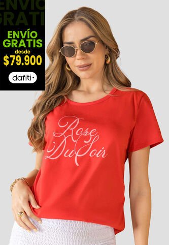 Camiseta Mujer Rojo Mp 114225 MP