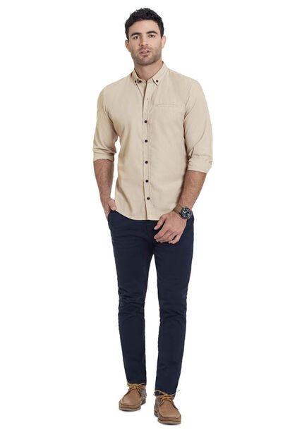 Camisa Adulto Masculino Caqui MP