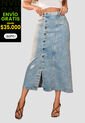 Falda Larga Mujer Azul Claro Mp 105528 de MP