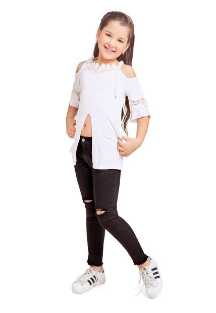 Jeans Niña Negro Mp 40459