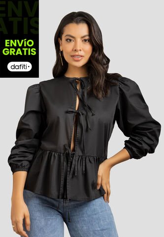 Blusa Mujer Negro Mp 112043 MP