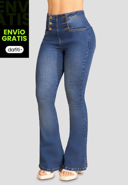 Jean Mujer Azul Medio Mp 107890