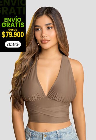 Blusa Mujer Chocolate Mp 114027 MP