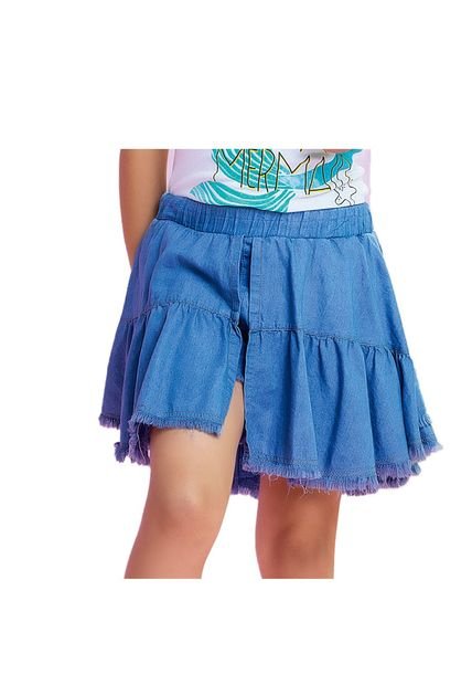 Falda Para Niña T_Azul MP