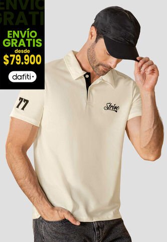 Polo Hombre Crema Mp 114119 MP