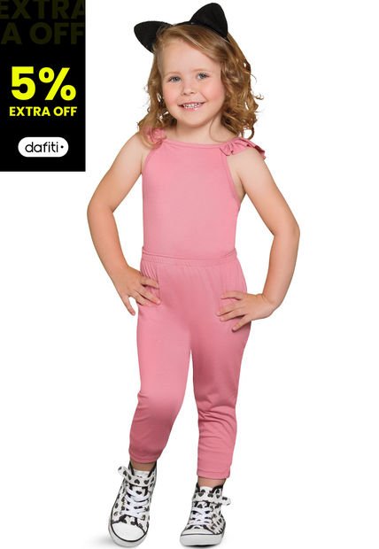 Enterizo Para Niña Palo De Rosa MP