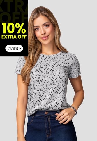 Camiseta Mujer Estampado Mp 112021 MP