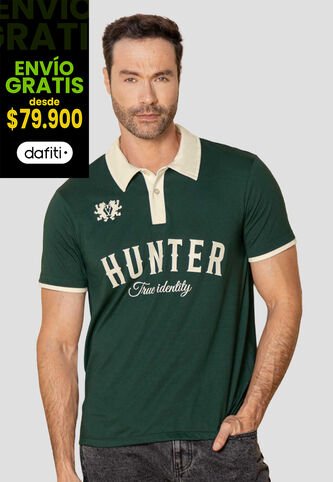 Polo Hombre Verde Pino Mp 114117 MP