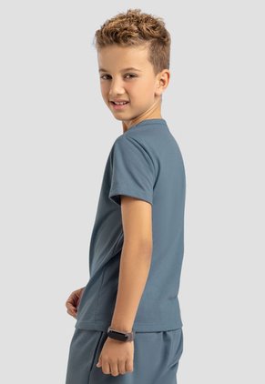 Camiseta Infantil Masculino Azul Mp 101504