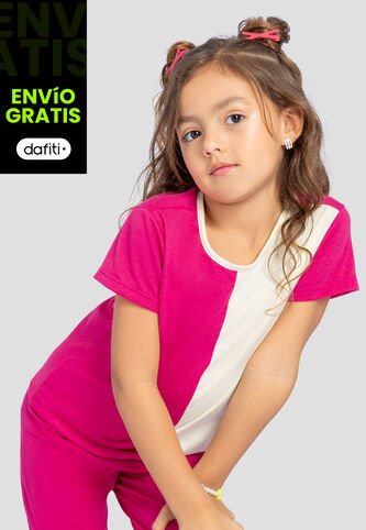 Camiseta Niñas Infantil Magenta Vivo Mp 111115 MP