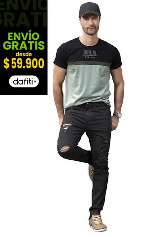 Camiseta Hombre Multicolor Mp 34807 MP