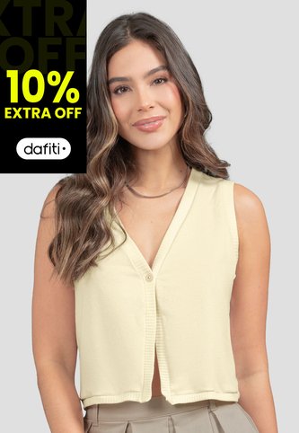 Chaleco Mujer Crema Mp 111303 MP