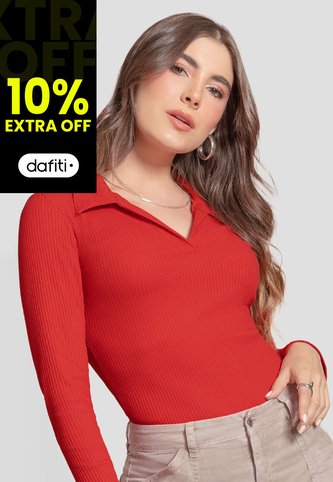 Body Mujer Rojo Mp 111041 MP