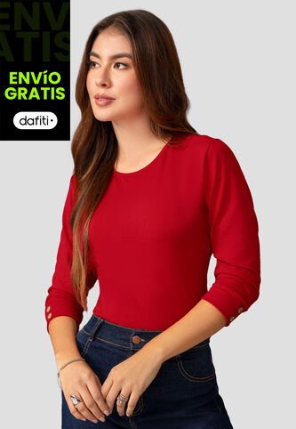 Camibuzo Mujer Rojo Mp 2364 MP