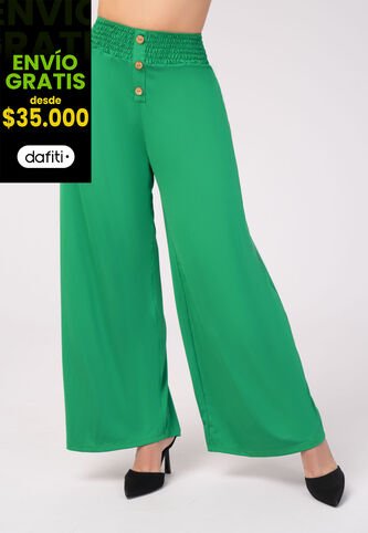 Pantalón Mujer Verde Mp 3407 MP