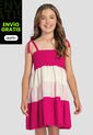 Vestido Infantil Femenino Magenta Vivo Mp 103717 de MP
