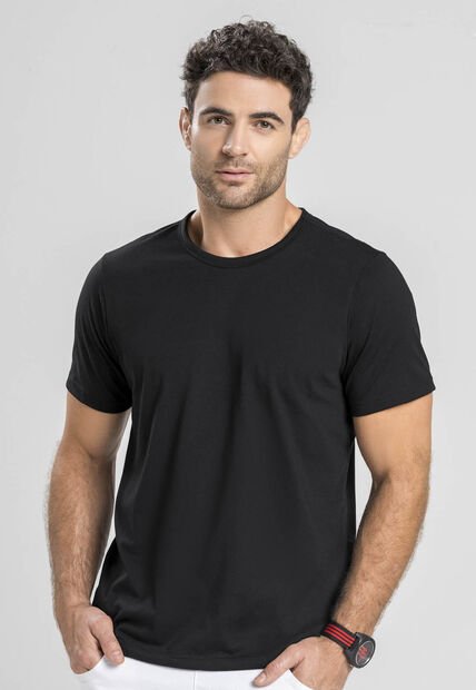 Camiseta Masculino Negro Mp 1870