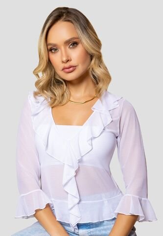 Blusa Mujer Blanco Mp 112656 MP