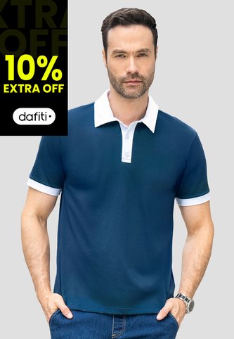 Polo Hombre Azul Profundo Mp 110746 MP