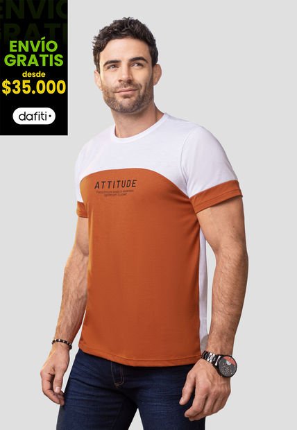 Camiseta Hombre Blanco Mp 102563