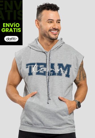 Camiseta Hombre Gris Jaspe Mp 110976 MP