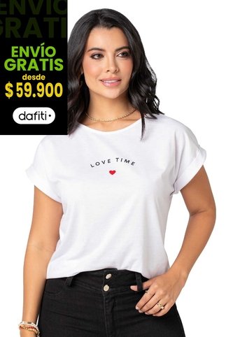 Camiseta Mujer Blanco Mp 2362 MP