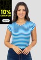 Blusa Mujer Azul Mp 110433 de MP