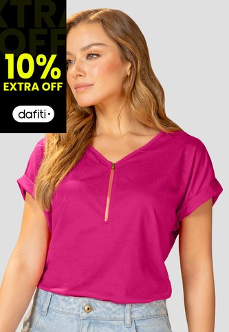 Blusa Mujer Magenta Vivo Mp 110425 MP