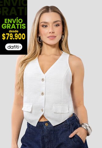 Chaleco Mujer Marfil Mp 111273 MP