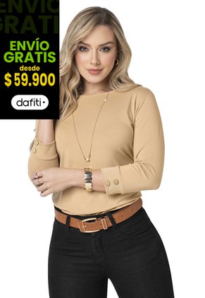 Camibuzo Mujer Caramelo Mp 2364