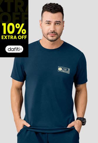 Camiseta Hombre Azul Profundo Mp 110526 MP