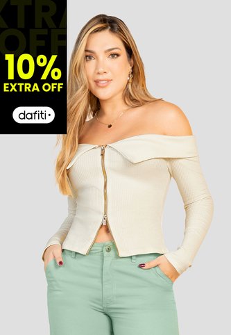 Blusa Mujer Crema Mp 110166 MP