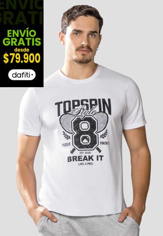 Camiseta Hombre Blanco Mp 113609 MP