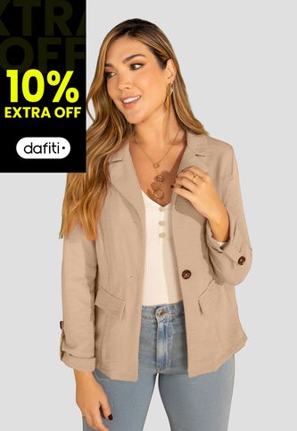 Blazer Mujer Latte Mp 108305 MP