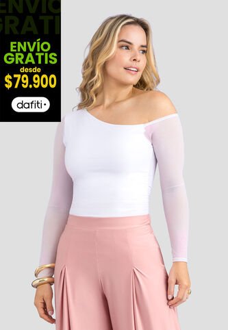 Blusa Mujer Blanco Mp 113625 MP