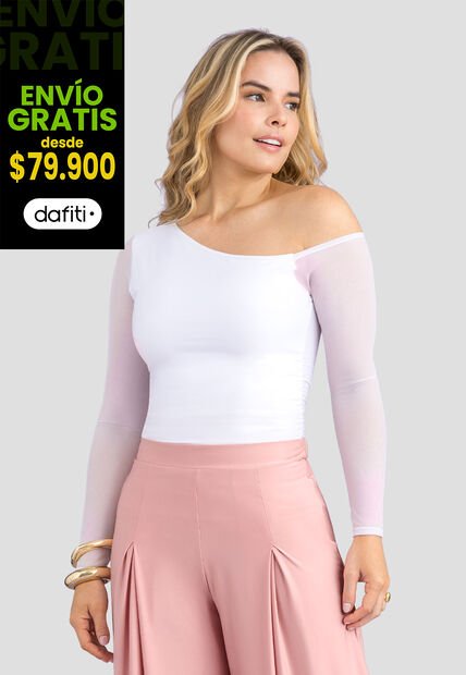 Blusa Mujer Blanco Mp 113625