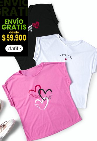 Camiseta Mujer Negro Mp 2363 MP