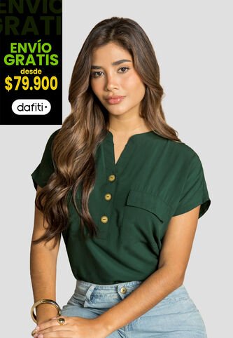 Blusa Mujer Verde Pino Mp 110853 MP
