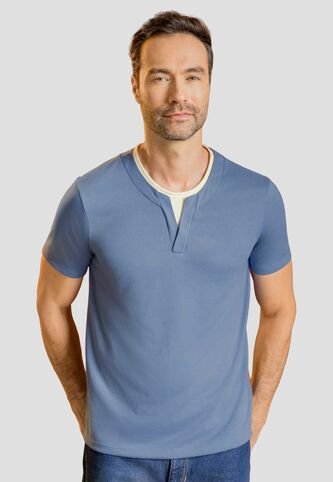 Camiseta Hombre Azul Indigo Mp 113965 MP