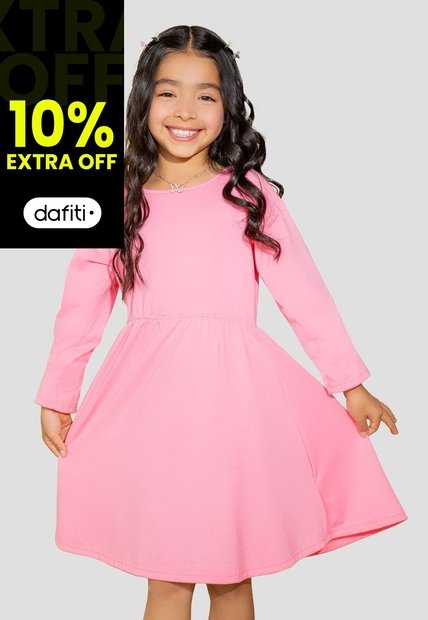 Vestido Paq X2 Infantil Femenino Multicolor Mp 105430