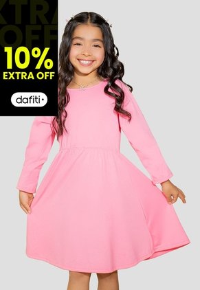 Vestido Paq X2 Infantil Femenino Multicolor Mp 105430