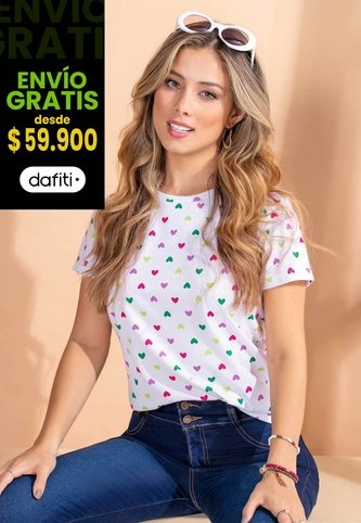 Camiseta Mujer Estampado Mp 2807 MP