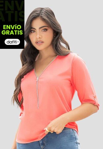 Blusa Mujer Salmon Mp 110678 MP