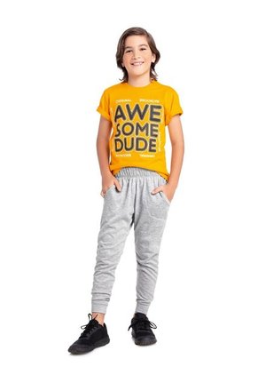 Jogger Para Niño Gris Jaspe MP