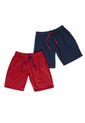 Bermuda Paq X2 Para Niño Rojo/Azul Navy MP de MP