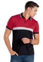 Polo Hombre Negro-Rojo Mp 96544 de MP