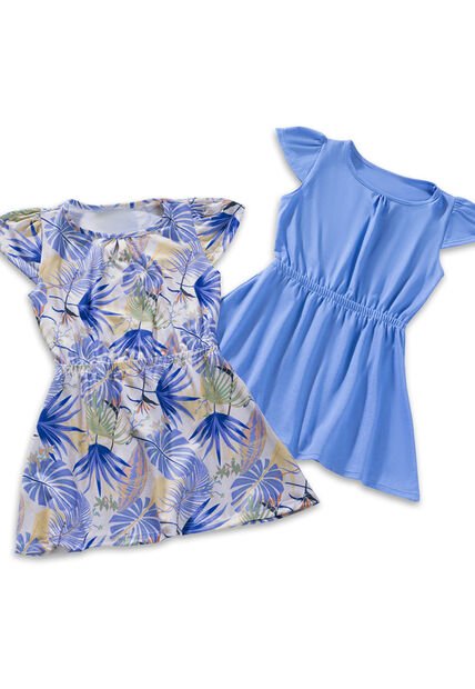 Vestido Paq X2 Infantil Multicolor Mp 3963